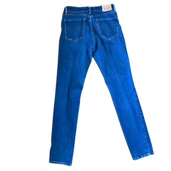 Levi’s Mid Rise Skinny Jeans – Classic Blue Denim, size 8 - Picture 2 of 3